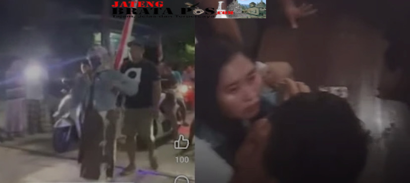 Pasangan Bukan Suami Istri Diduga Mesum Diarak Warga Jepara