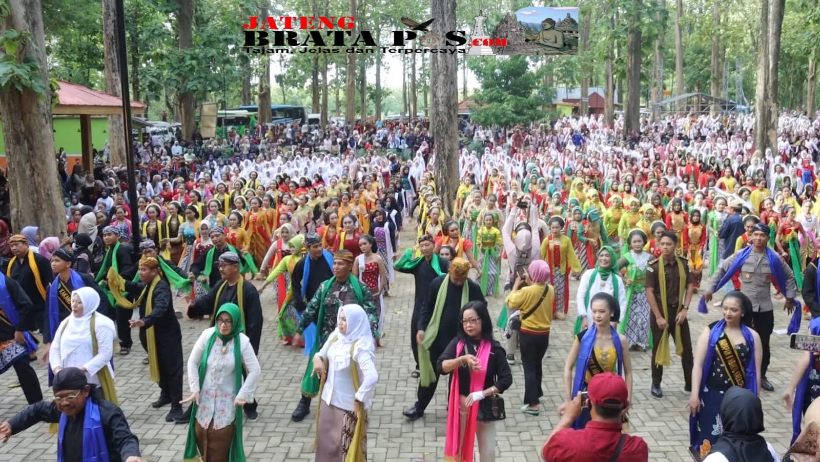 Tarian Kolosal 1000 Penari Meriahkan Blora Culture Festival 2025 di Goa Terawang