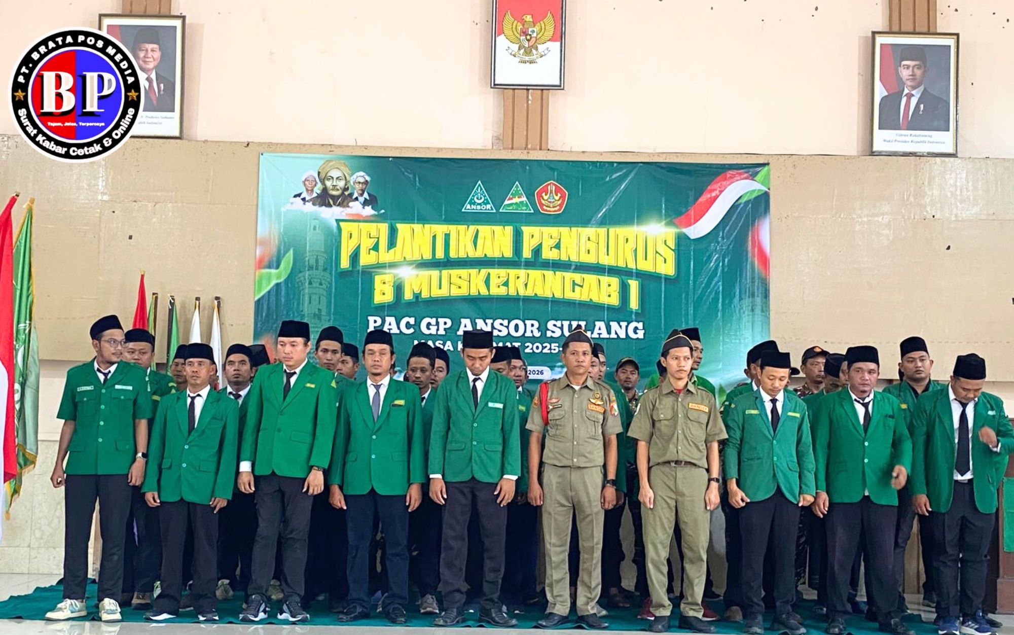 Ansor Sulang Dilantik, Perkuat Khidmat dan Program Nyata